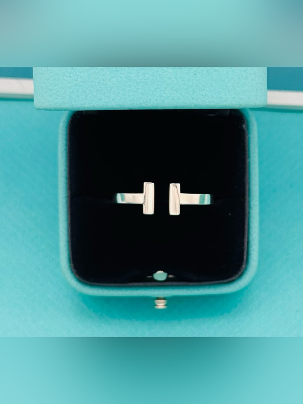 Tiffany & Co. T Square Ring Size 9
